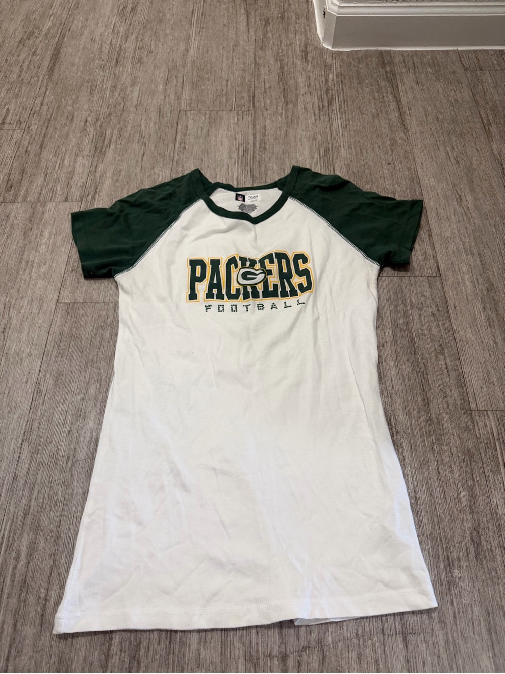 NFL Green Bay Packers white & green cotton t-shirt